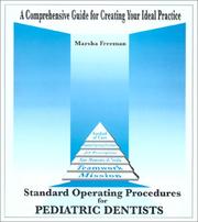 Cover of: Specialized Standard Operating Procedures for Pediatric Dentists