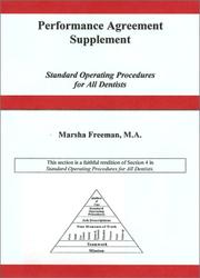 Cover of: Dental Performance Agreements