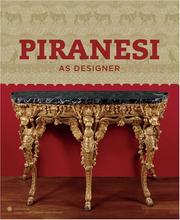 Cover of: Piranesi As Designer by 