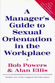 Cover of: A Manager's Guide to Sexual Orientation in the Workplace