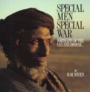 Cover of: Special Men, Special War by B. M. Niven