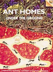 Cover of: Ant Homes Under the Ground by Jean C. Echols, Jaine Kopp