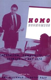 Cover of: Homo Economics by Amy Gluckman
