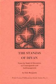 Cover of: The Stanzas of Dzyan: Notes for Study and Discussion on Cosmogenesis and Antropogenesis (Point Loma Publications Study)