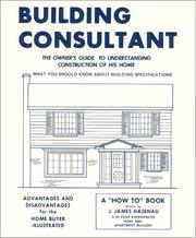 Cover of: Building Consultant | James Hasenau