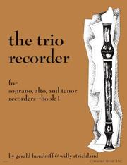 Cover of: The Trio Recorder/Book 1 (Trio Recorder)