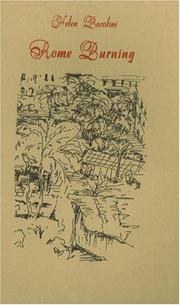 Front cover of Rome Burning by H. Barolini