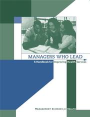 Managers Who Lead by Management Sciences for Health