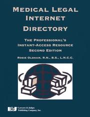 Medical Legal Internet Directory by Rosie Oldham