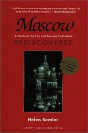 Cover of: Moscow Rediscovered by Helen Semler