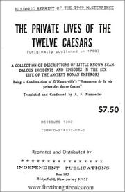 Cover of: The Private Lives of the Twelve Caesars