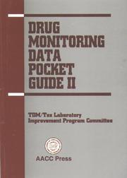 Cover of: Drug Monitoring Data Pocket Guide II by American Association for Clinical Chemistry