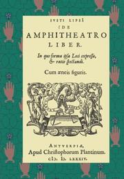 Cover of: De Amphitheatris Liber