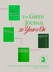 Cover of: The Green Journal: 50 Years on