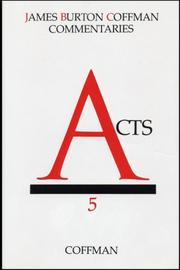 Cover of: Commentary on Acts | James B. Coffman