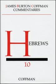 Cover of: Commentary on Hebrews, Volume 10