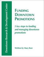 Cover of: Funding Downtown Promotions: 5 Key Steps to Funding and Managing Downtown Promotions (Ichor Business Books)