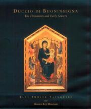 Cover of: Duccio Di Buoninsegna : The Documents (Issues in the History of Art)