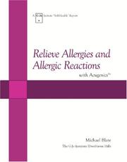 Cover of: Relieve Allergies and Allergic Reactions with Acugenics