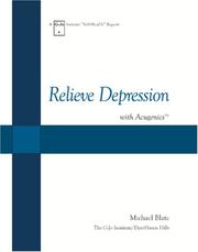 Cover of: Relieve Depression with Acugenics