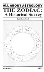 Cover of: The Zodiac: A Historical Survey