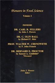 Cover of: Pioneers In Food Science (Pioneers in Food Science)