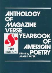 Cover of: Anthology of Magazine Verse: And Yearbook of American Poetry 1997 (Anthology of Magazine Verse and Yearbook of American Poetry)