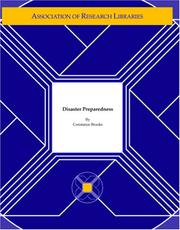 Cover of: Preservation Planning Program by Constance Brooks