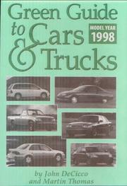 Cover of: Green Guide to Cars and Trucks Model Year 1998