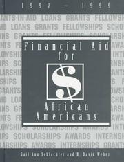 Cover of: Financial Aid for African Americans 1997-1999 (Financial Aid for African Americans)