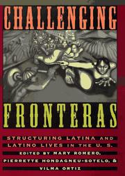 Cover of: Challenging fronteras by edited by Mary Romero, Pierrette Hondagneu-Sotelo, Vilma Ortiz.
