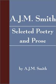 Front cover of A.J.M. Smith by A. J. M. Smith