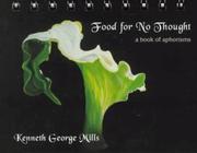 Cover of: Food for No Thought: A Book of Aphorisms