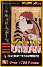 Cover of: Shorin-Ryu Encyclopedia