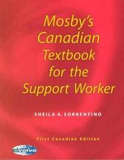 Cover of: Mosby's Canadian Textbook for the Support Worker by Sheila A. Sorrentino