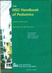 Cover of: The Hospital for Sick Children Handbook of Pediatrics, CD-ROM PDA Software