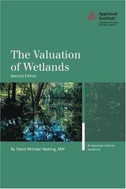 Cover of: The Valuation of Wetlands