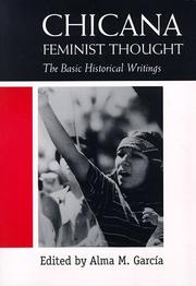 Cover of: Chicana feminist thought