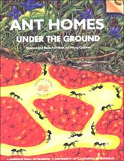 Cover of: Ant Homes Under the Ground by Jean C. Echols, Kimi Hosoume