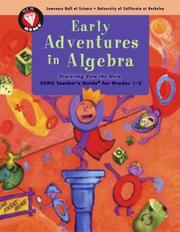 Cover of: Early Adventures in Algebra: Featuring Zero the Hero: Gems Teacher's Guide for Grades 1-2 (Gems Guides. Teacher's Guides)