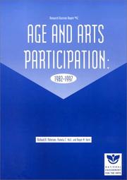 Cover of: Age and Arts Participation: 1982-1997 (Research Division Report #42)