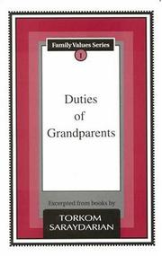 Cover of: Duties of Grandparents by Torkom Saraydarian