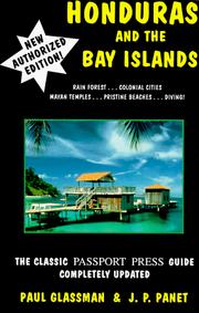 Honduras & Bay Islands guide by Jean-Pierre Panet