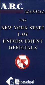 Cover of: A.B.C. Manual For Law Enforcement Officials