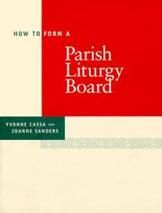 Cover of: How to Form a Parish Liturgy Board