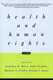 Cover of: Health and Human Rights: A Reader