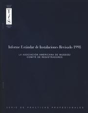 Cover of: Informe Estander De Instalaciones