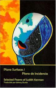 Cover of: Plane Surfaces/Plano de Incidencia by Judith Kerman