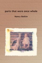 Cover of: Parts That Were Once Whole