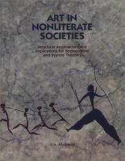 Art in Nonliterate Societies by J. A. Abramson
